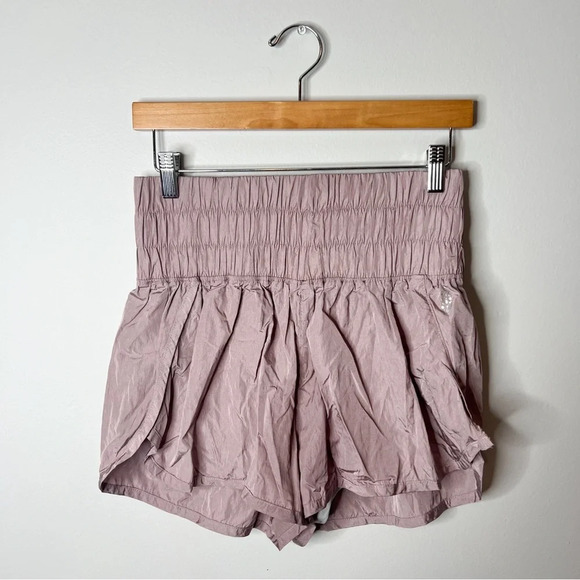 Free People Movement The Way Home Shorts in Purple Dust - Picture 3 of 8